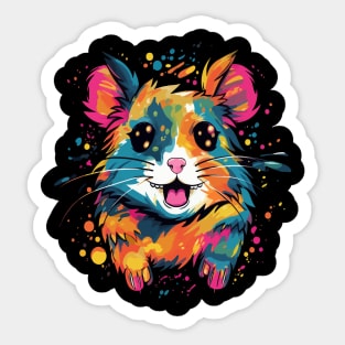 Hamster Smiling Sticker